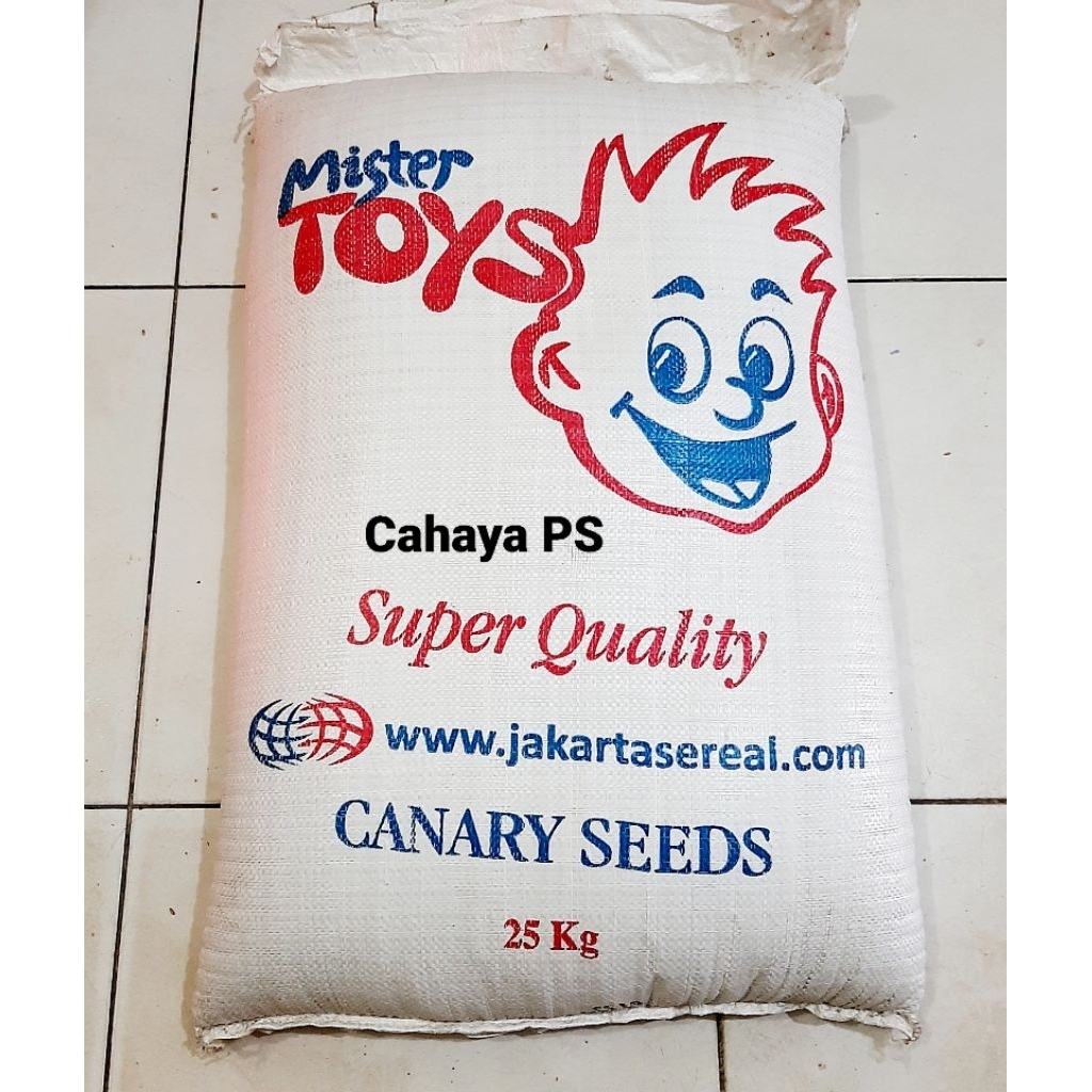 Canary Seed/Sunset/Padi mas (1 sak = 25 kg) Khusus pengiriman instan