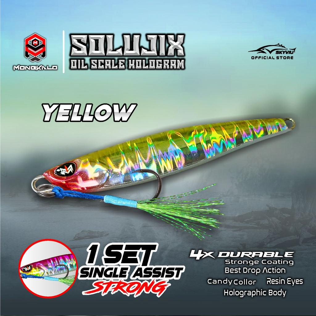 Mongkalo Solujix Minyak noGID noMotif Candy 20 Kuning