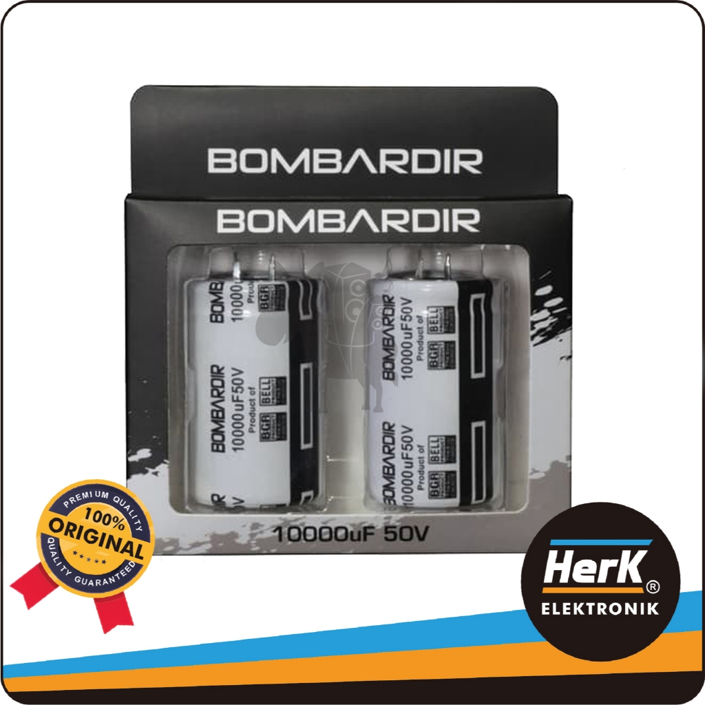 Elco Elko Kapasitor Capacitor Bombardir 10000uF 50V POWER PSU AUDIO (2 PCS)