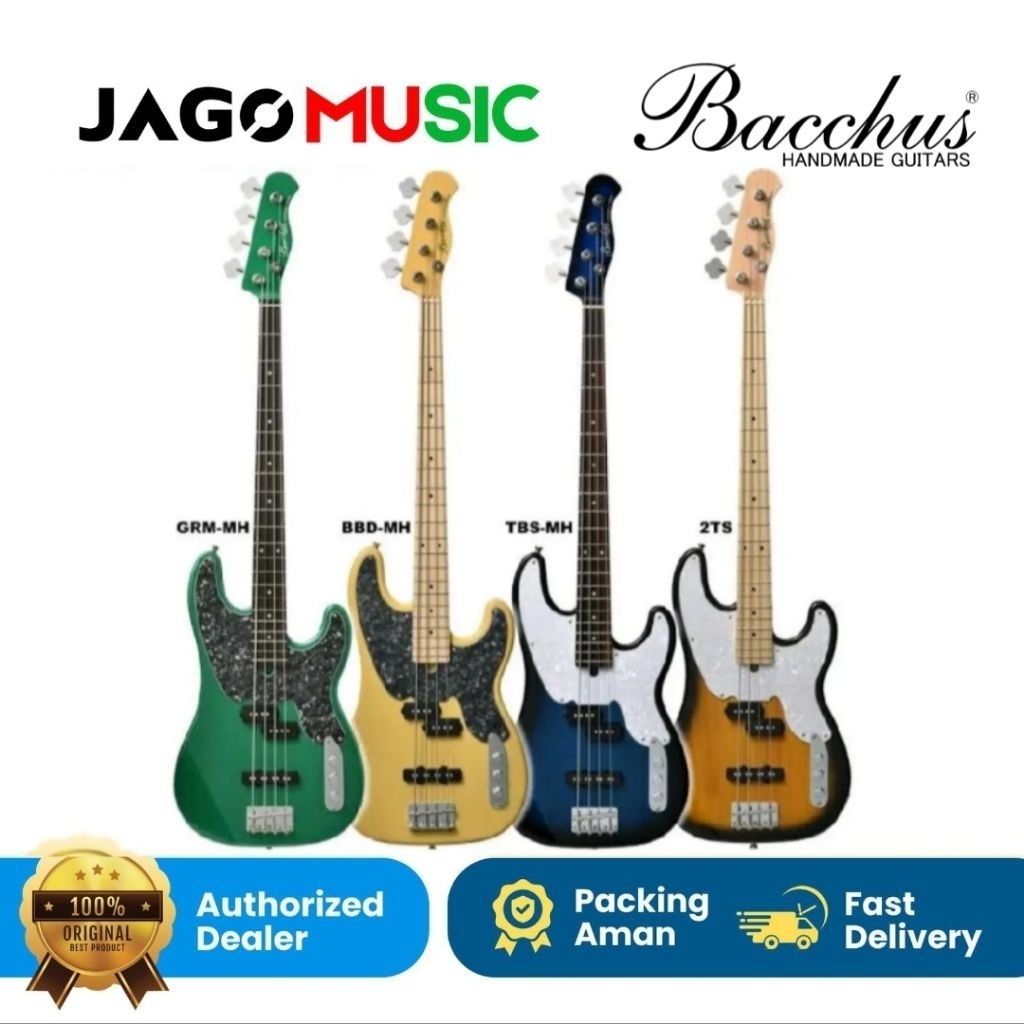 Guitar Bass Electric Gitar Elektrik Bacchus BTB PJ/R Gitar Bass Bacchus BTB PJ