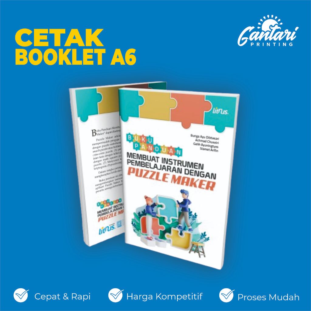 Cetak Booklet a6 / Print buku ukuran A6 , Buku Saku , Katalog, Buku Panduan - CUSTOM
