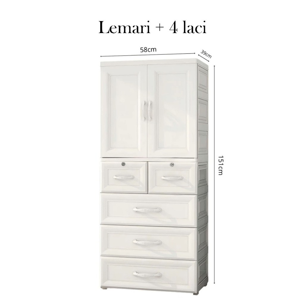 Lemari Plastik Laci Susun Gantung, Lemari Plastik Pakaian Loker Plastik Lemari Plastik Lemari Pakaia