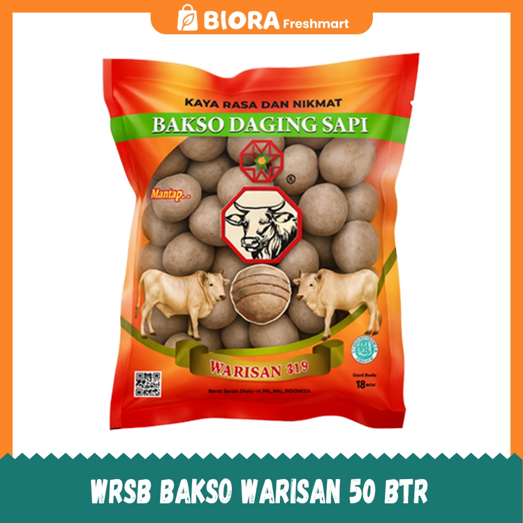WRSB Bakso Warisan - Bakso Daging 50 Butir