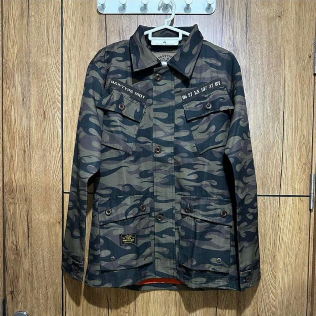 rawtype riot work jacket militery jacket cammo