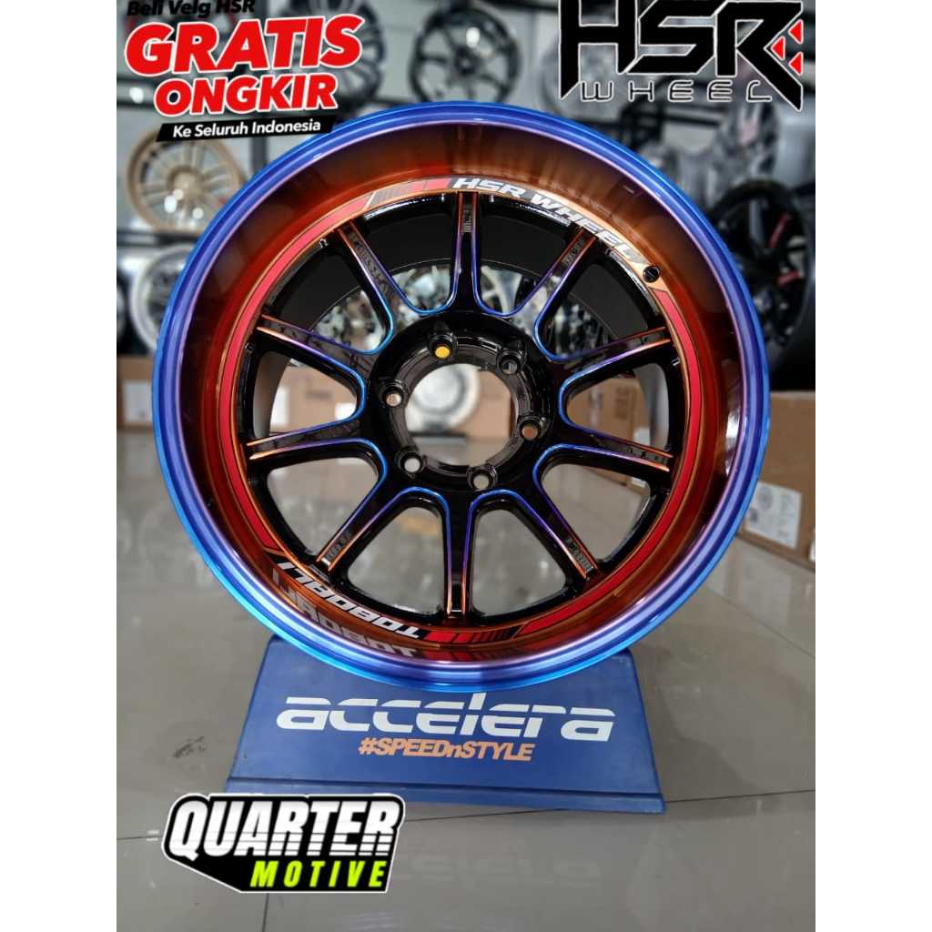 Velg Hsr Toboali Ring18 Hole 6x139,7 Cocok Untuk Pajero Fortuner