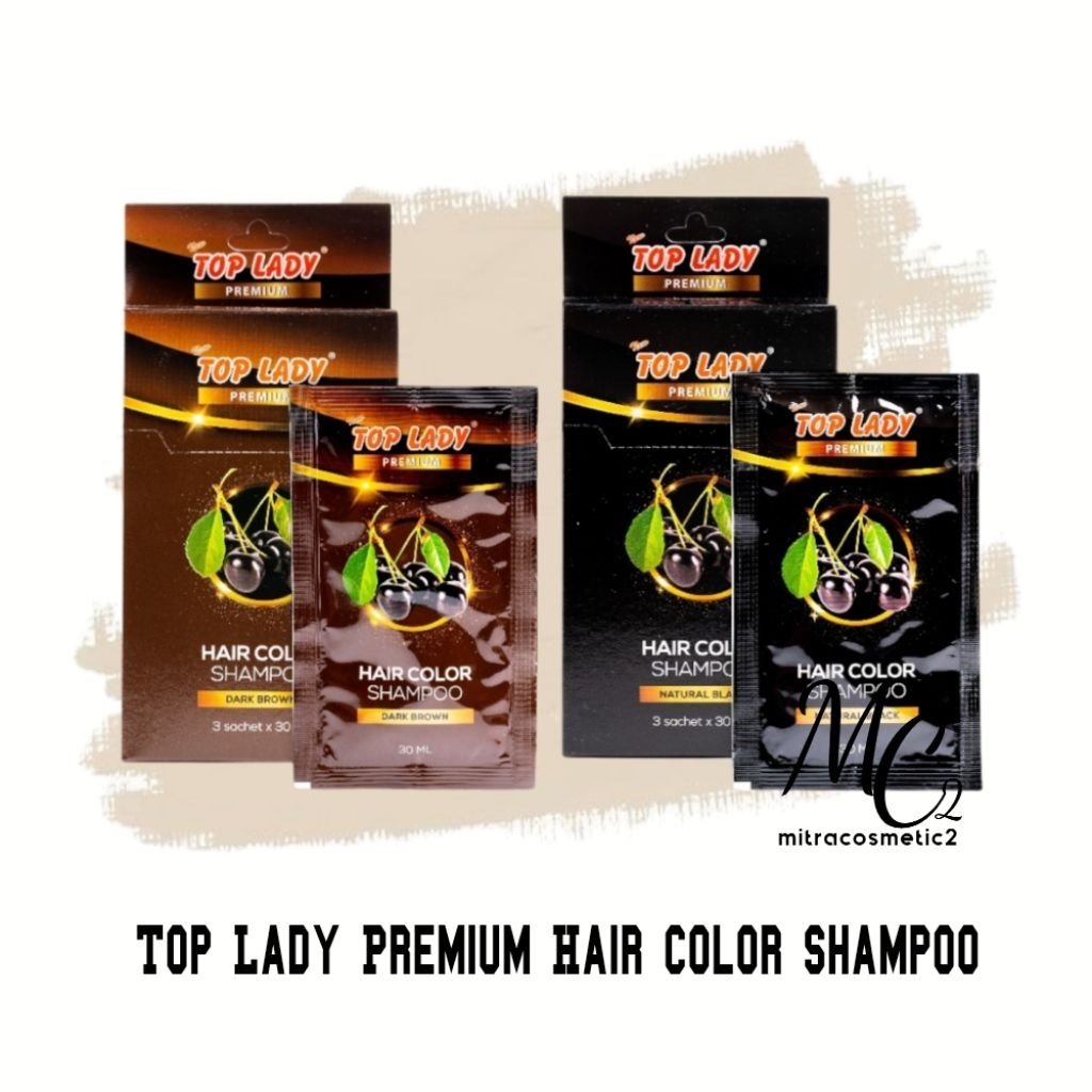 Top Lady Shampoo Hair Color 30ml