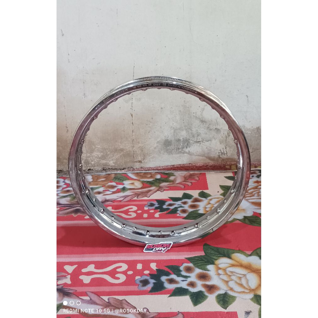 Velg Pelek DID Ring 17 Uk 215 Velg Velk Pelek Besi Did D.I.D Ring 17 Uk 215 Crom Original