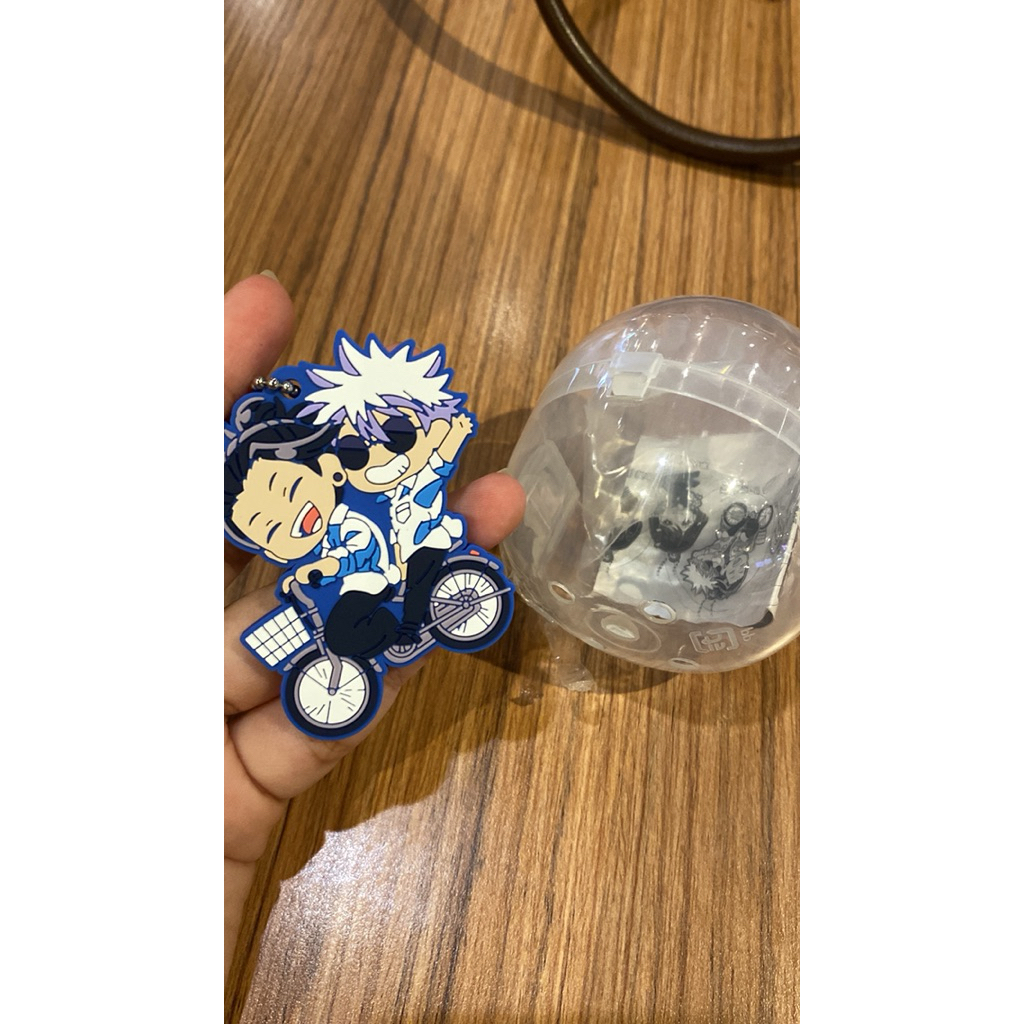 gojo geto gachapon jujutsu kaisen keychain