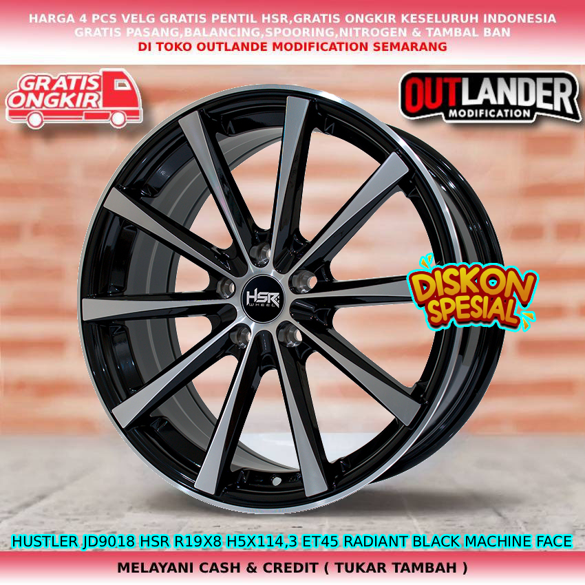 Velg ring19 velg mobil Juke| Mazda5| Mazda6| CX5| CX7| CX9| Outlander| dll velg hsr hustler R19