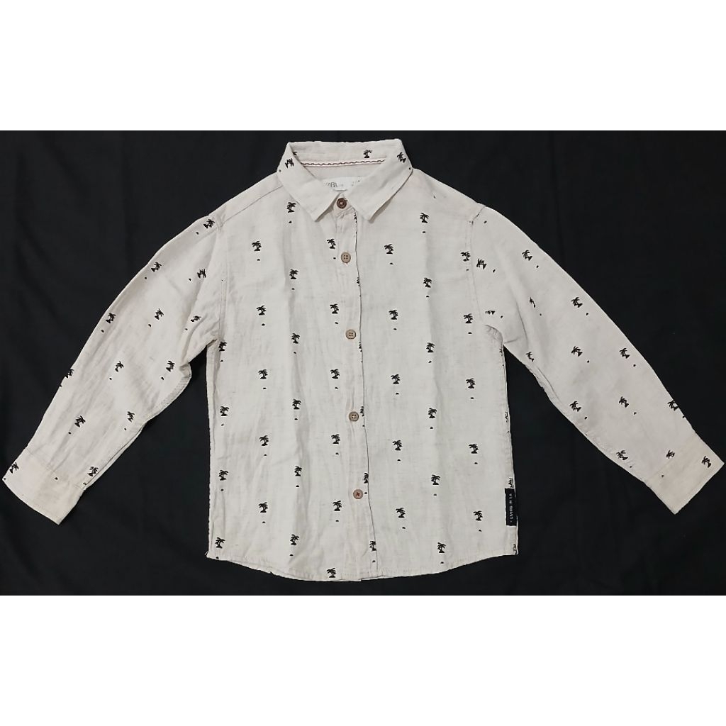 KEMEJA ANAK LAKI LAKI MERK ZARA PRELOVED
