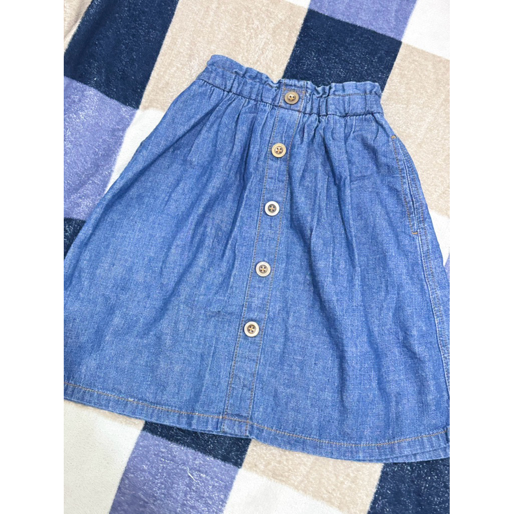 Rok GU || rok uniqlo || rok denim || Rok anak