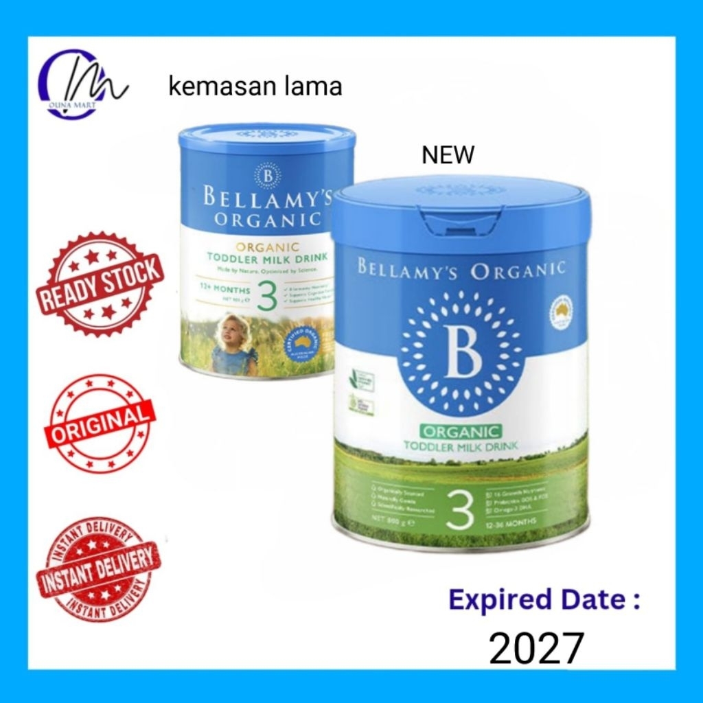 BELLAMYS ORGANIC TODDLER MILK DRINK STEP 3 900 G