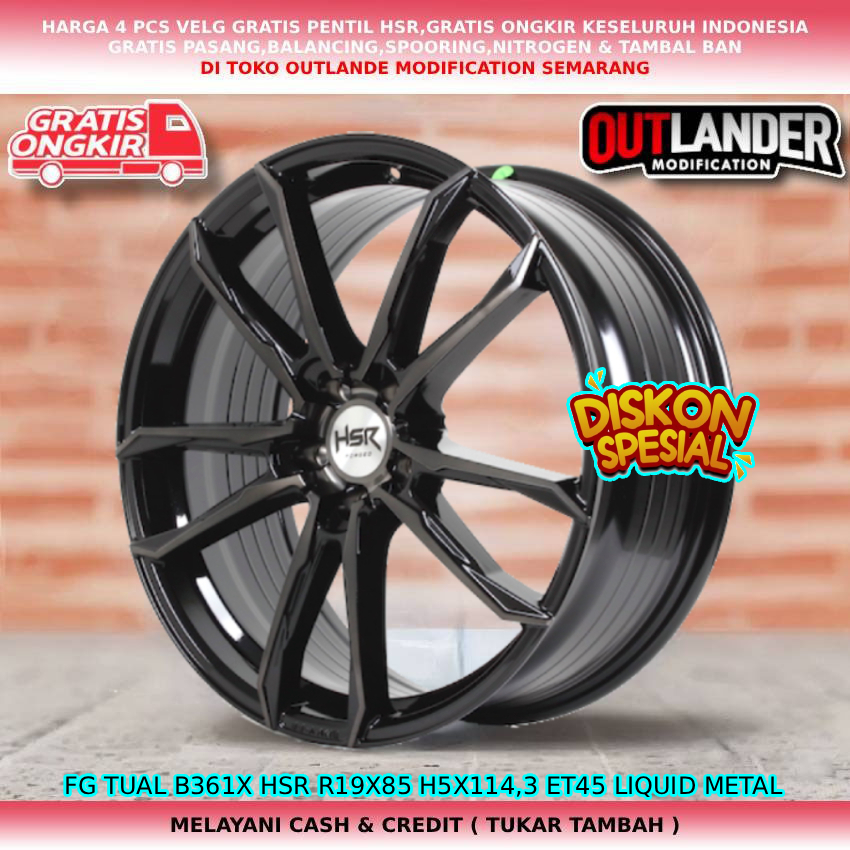 Velg ring19 velg mobil Reborn|Zenix| Alphard| Voxy| Camry| C-HR| Rush| dll velg hsr fg tual R19