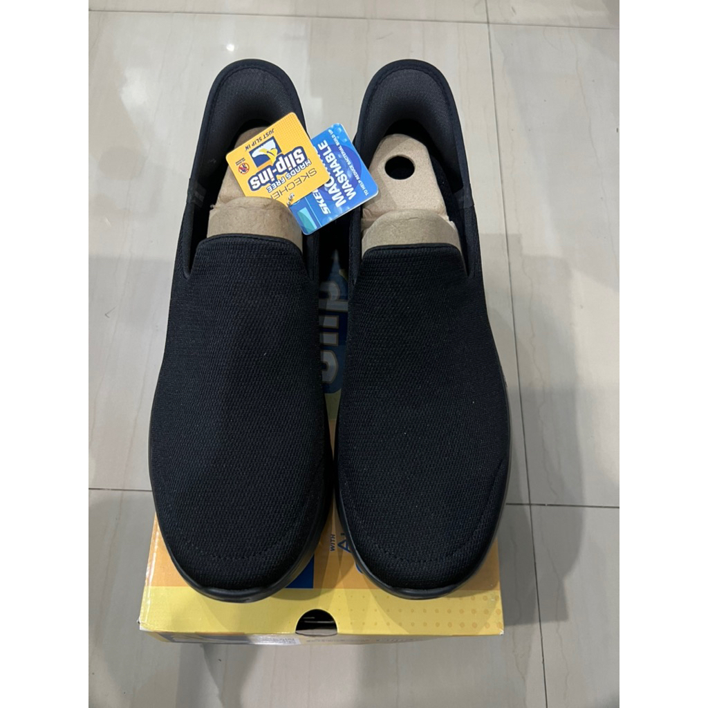 Skechers Slip On Go Walk Flex Black 100% Original