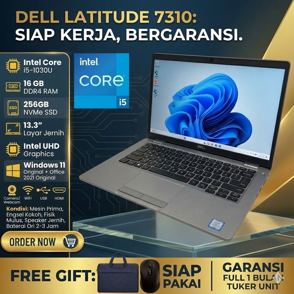 Dell Latitude 7310 core i5 Gen 10