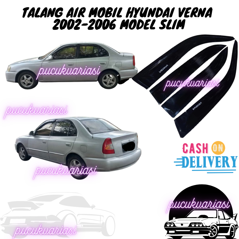 Talang Air Mobil Hyundai Verna 2002-2006 slim