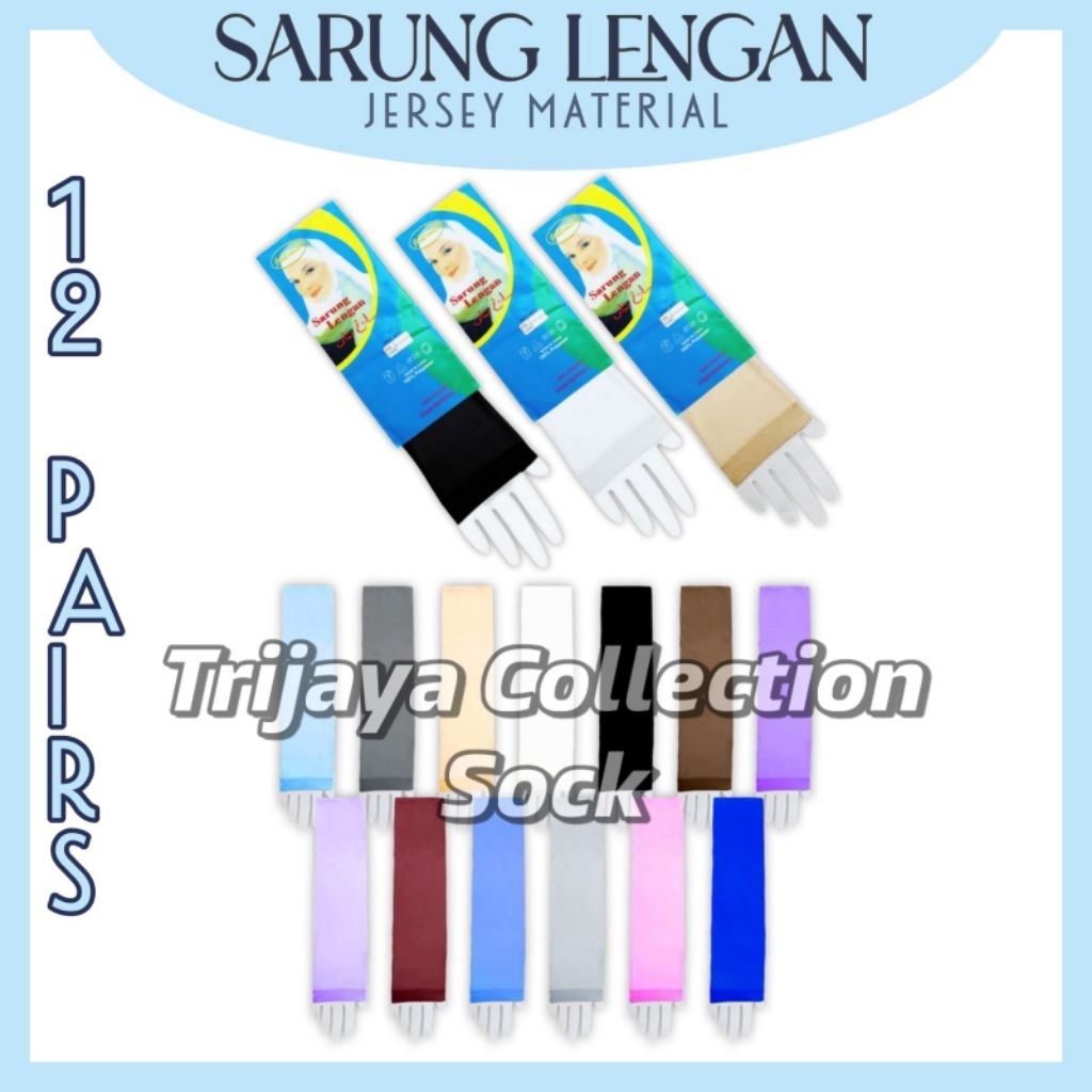(Grosir) 1 Lusin Sarung Lengan/Manset Tangan