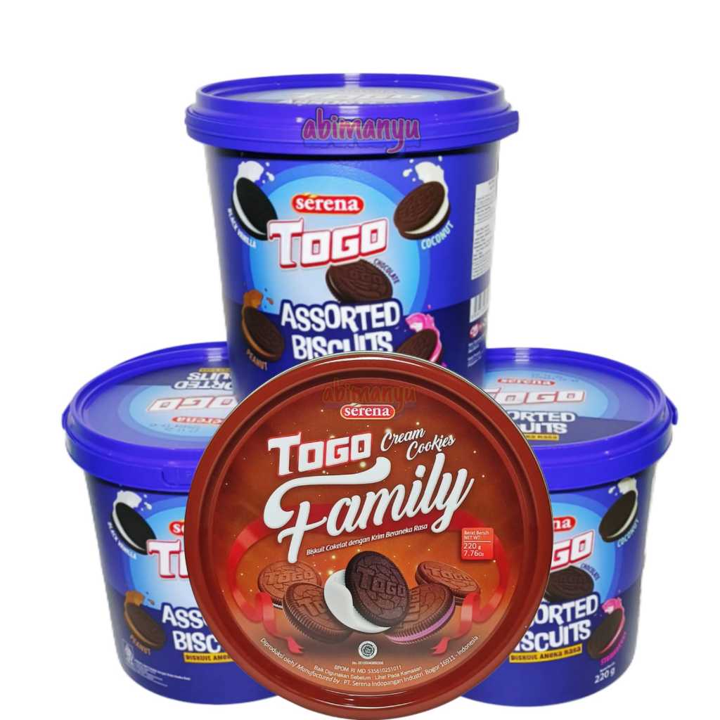 biskuit togo family kaleng 220 gram