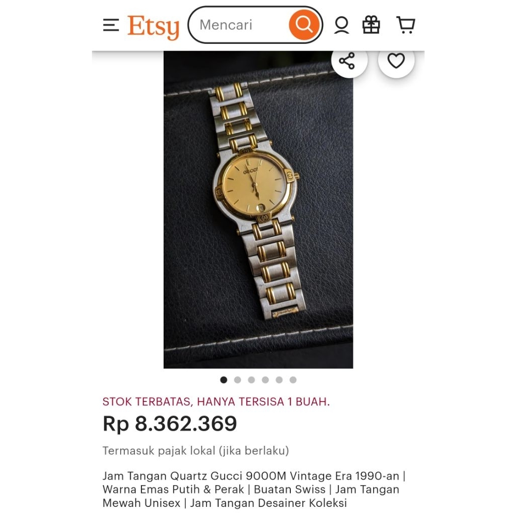 GUCCI Watch Original 100%.