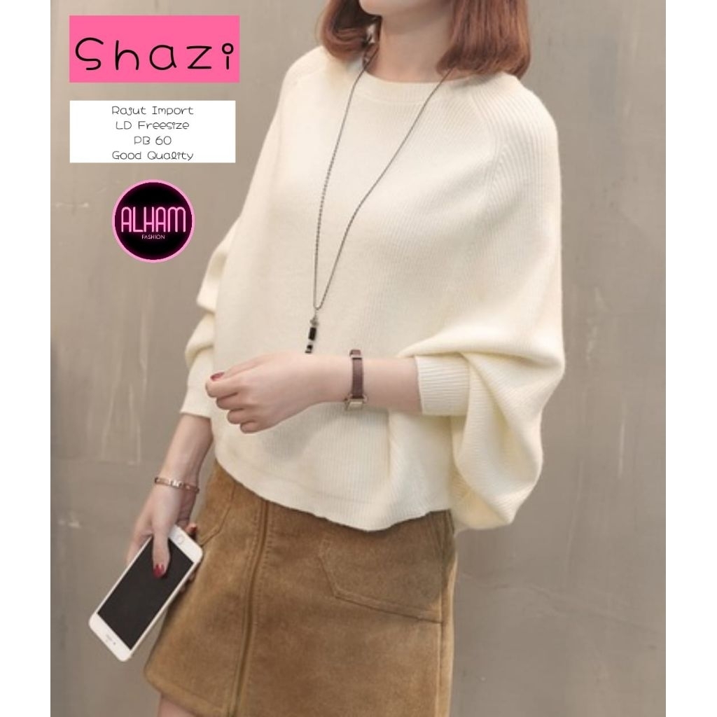 sweater rajut import premium blouse rajut polos jumbo dan standar bahan lembut