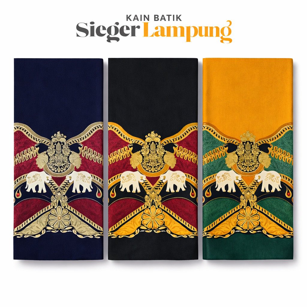 Batik Katun Sieger Lampung | Bahan Katun Premium Halus Untuk Baju Seragam Guru Sekolah Kantor Dinas