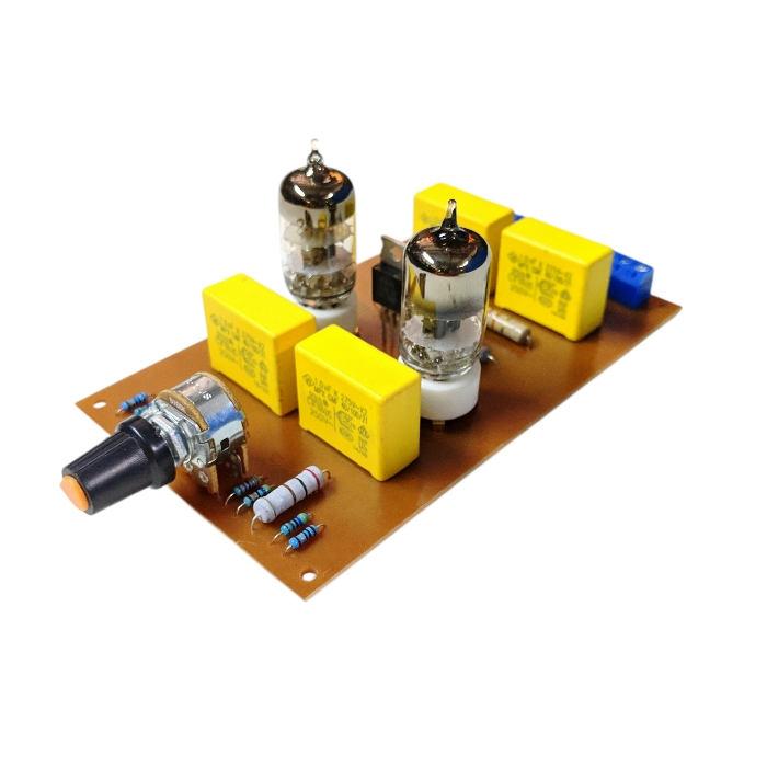 Kit preamp tabung tube 2AF4 stereo pre amplifier line stage EC94