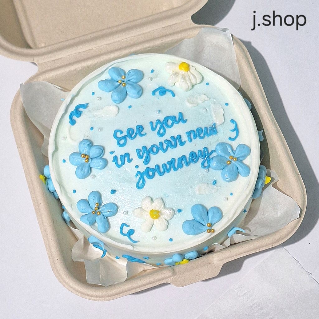 [D12cm] (BISA DADAKAN) BENTO Cake Jakarta Kue Ulang Tahun Custom Birthday Cake Korean Cake [Baca