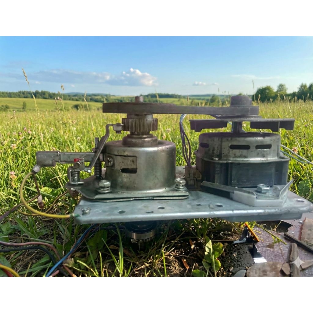 GEARBOX MESIN CUCI LG TURBO DRUM FULLSET DENGAN DINAMO ORIGINAL COPOTAN