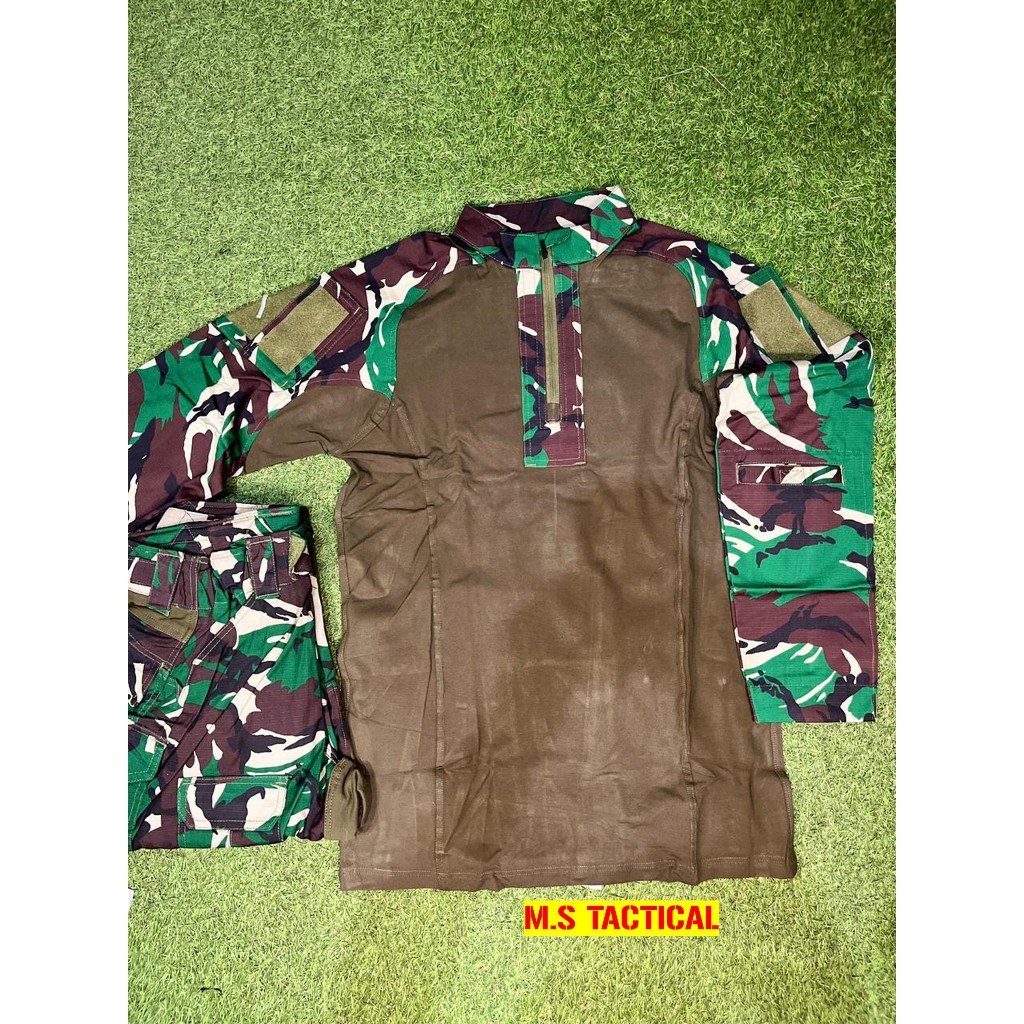 Baju COMBAT SHIRT LORENG MALVINAS TNI AD Bahan Sritex Jatah Pembagian Tahun 2024