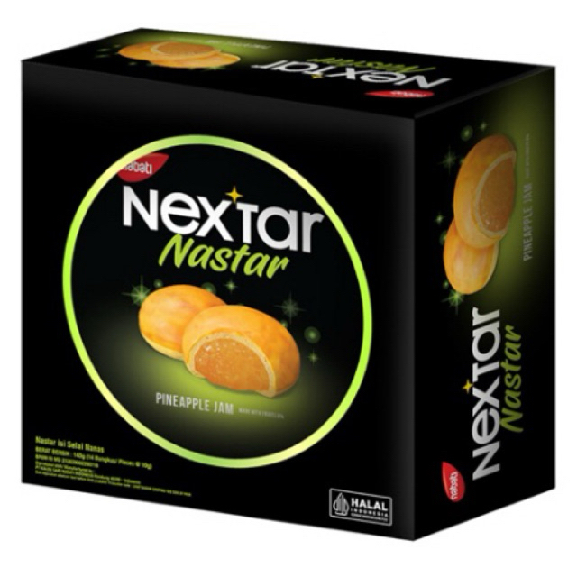 NEXTAR NASTAR COOKIES PINEAPPLE KALENG 171gr/NEXTAR NASTAR KALENG/NASTAR SELAI NANAS/KUE LEBARAN/KUE