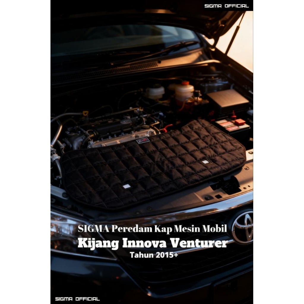 Peredam kap mesin innova venturer 2015+