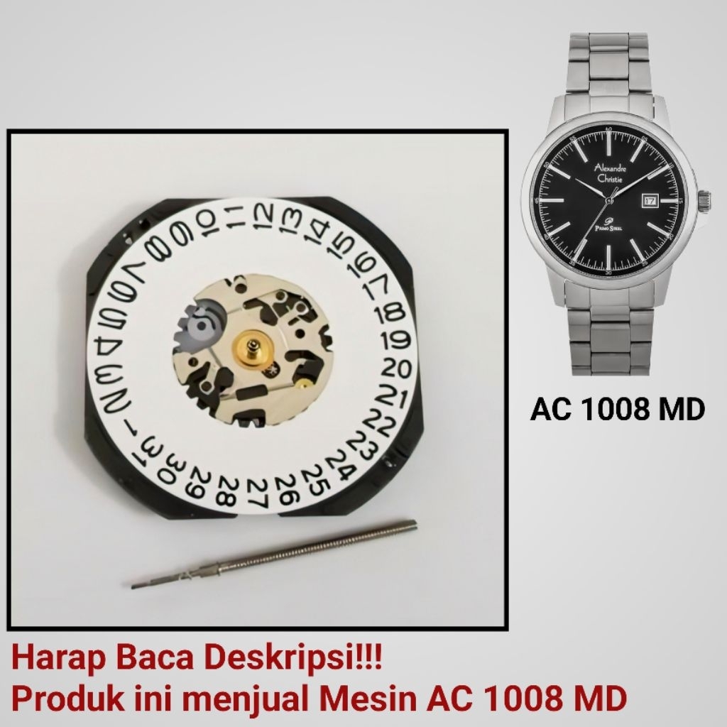 Mesin Jam Tangan Alexandre Christie AC 1008 MD
