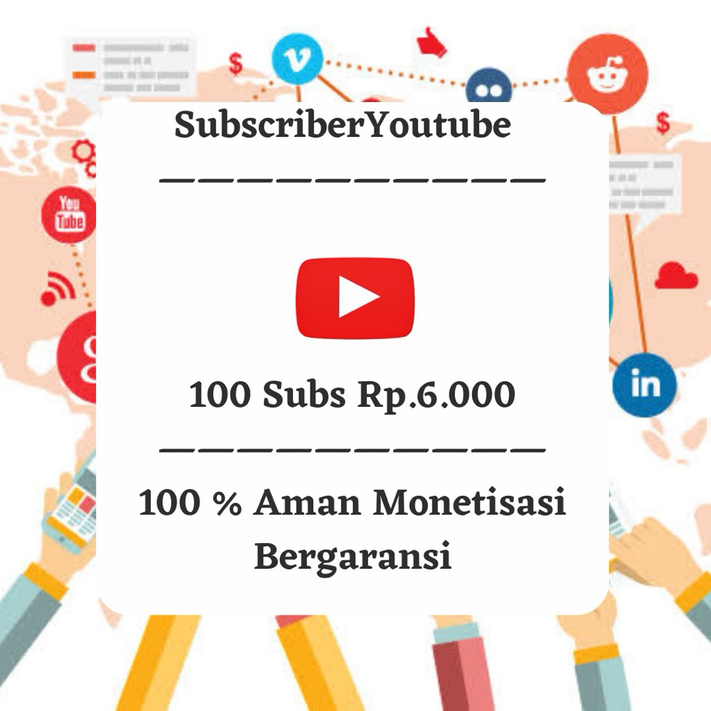 SUBSCRIBER YOUTUBE  PERMANEN | TERMURAH BERGARANSI