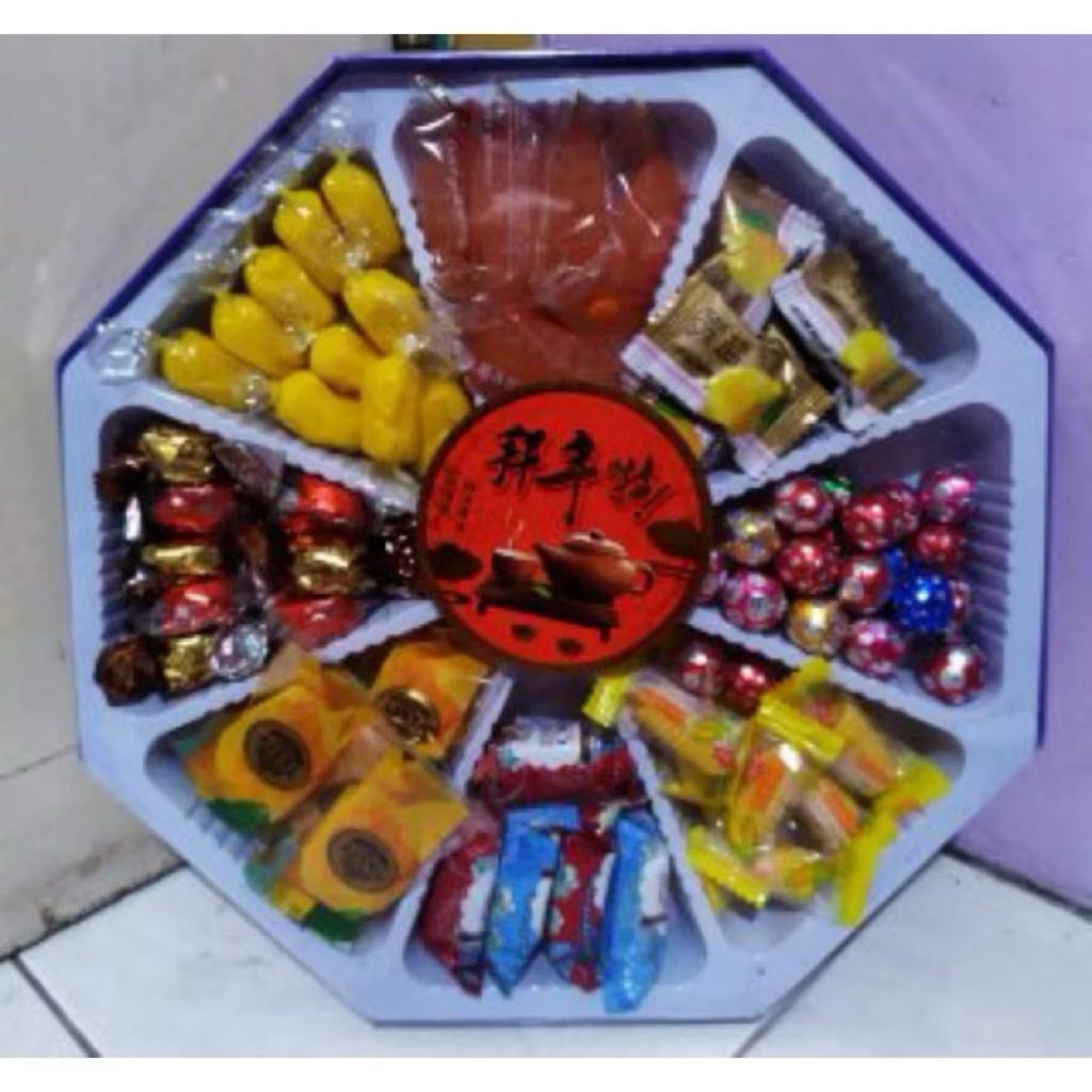 Manisan Segi 8 permen / Manisan segi 8 permen imlek / Pak Chen Ko manisan segi 8