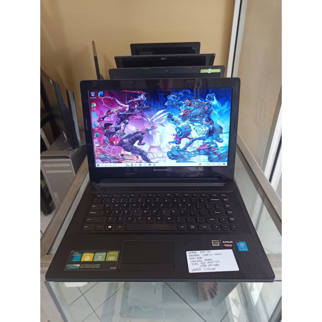 laptop lenovo G40-70 intel core i7-4510U ram 8gb dual vga