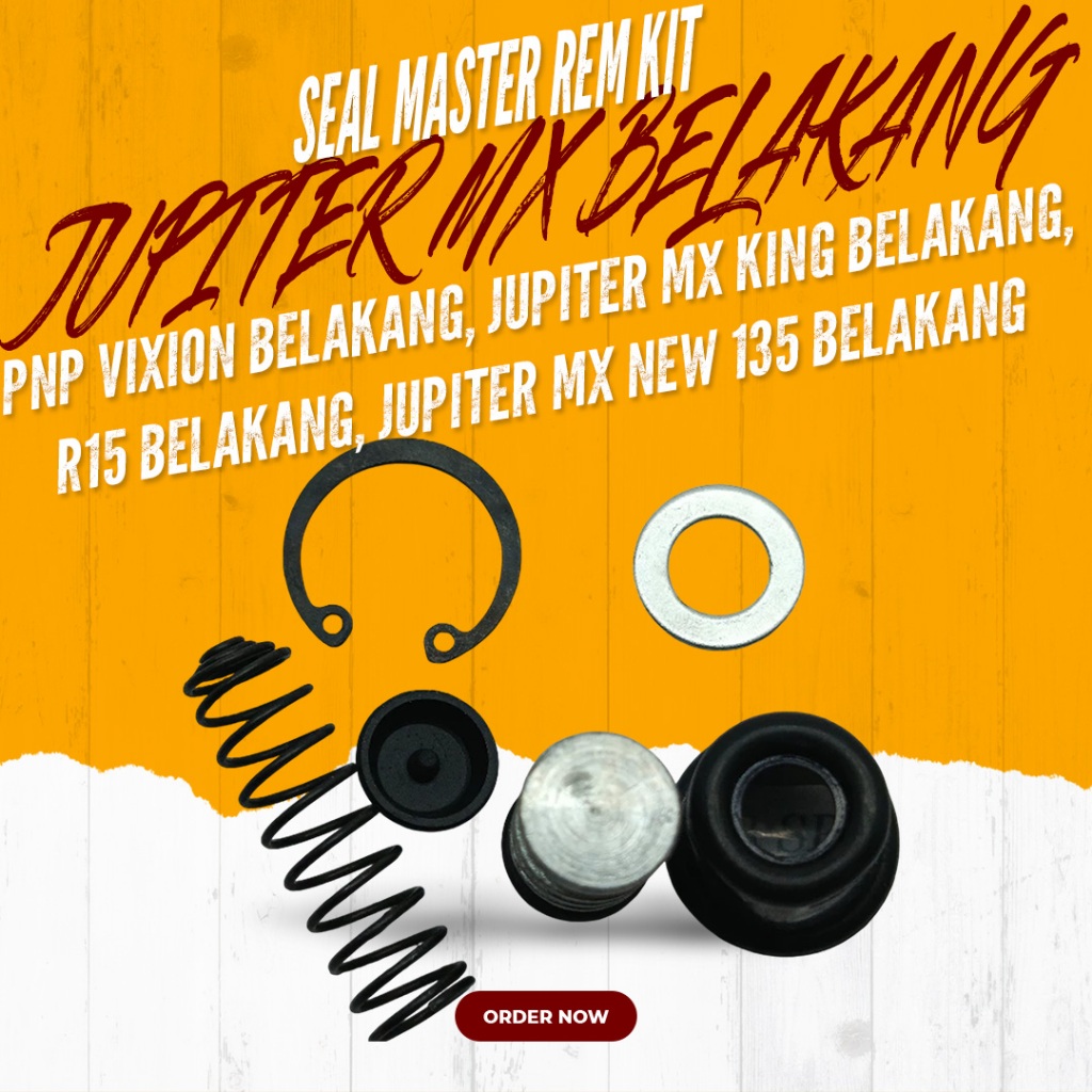 MASTER REM KIT DEPAN REPAIRKIT SEAL SIL MASTER REM CAKRAM BELAKANG JUPITER MX NEW VIXION JUPITER MX 