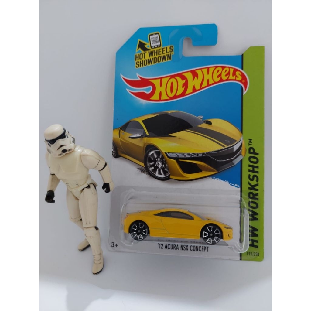 Hot Wheels 12 Acura NSX Concept kuning