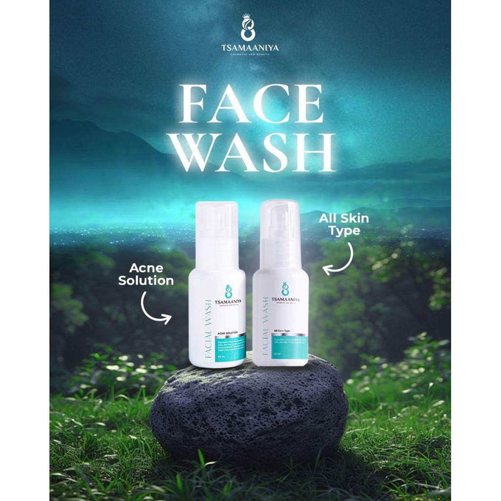 FACIAL WASH TSAMAANIYA Allskin/Acne | Sabun Wajah | TSAMAANIYA SKINCARE