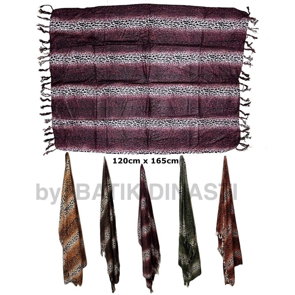 Sarung Pantai/Kain Bali Motif Macan Tutul