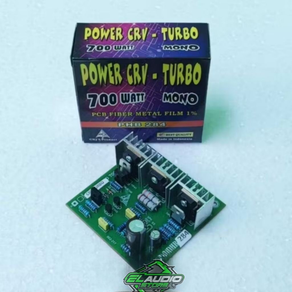 Power CRV TURBO 700W Mono Pcb Fiber Metal Film PHB 284 by CKJ