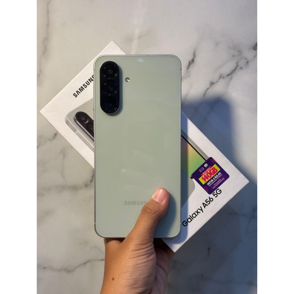 SAMSUNG A56 5G 8/256GB FULLSET SECOND BERGARANSI