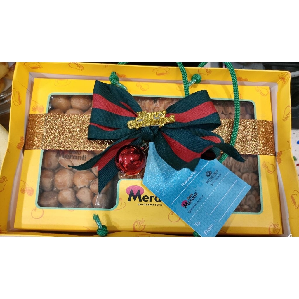 Kue Kering Natal Meranti Premium isi 3 Toples Hampers Christmas Hampers Kado Hadiah GiftSet