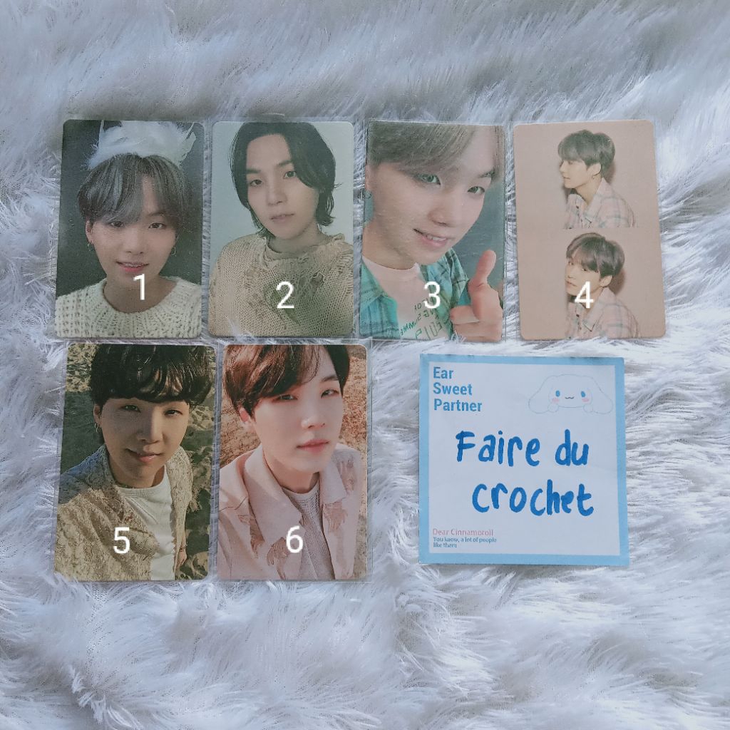 suga bts photocard official album dday mots love yourself tear persona