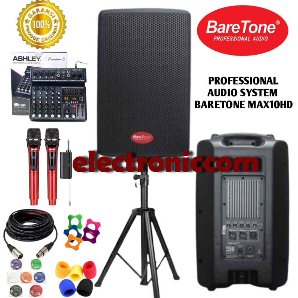 Speaker Aktif Baretone Max10hd Original Speaker Aktif 10Inch
