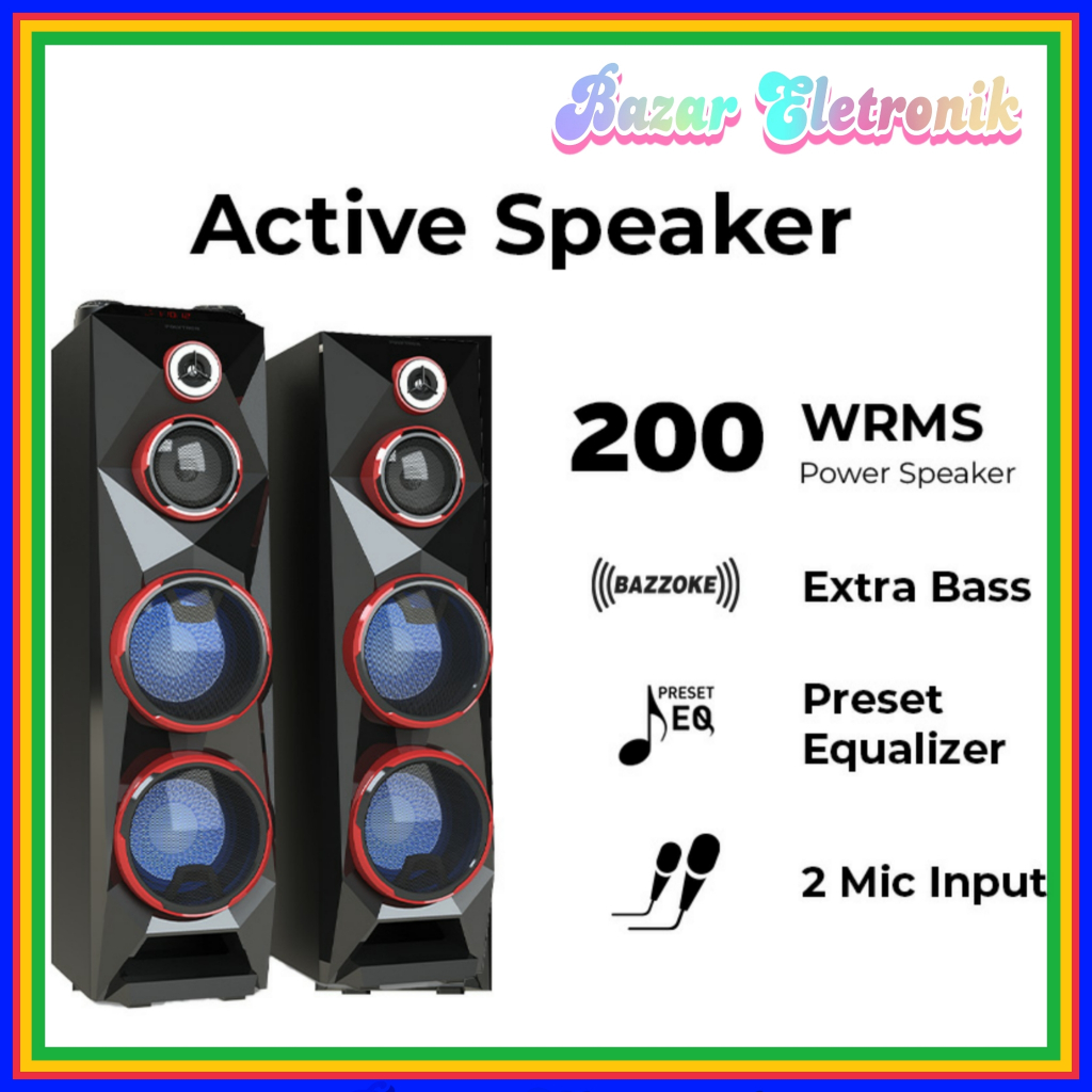 SPEAKER AKTIF POLYTRON PAS 8CF28 / POLYTRON 8CF28 / SPEAKER POLYTRON BLUETOOTH / SPEAKER POLYTRON