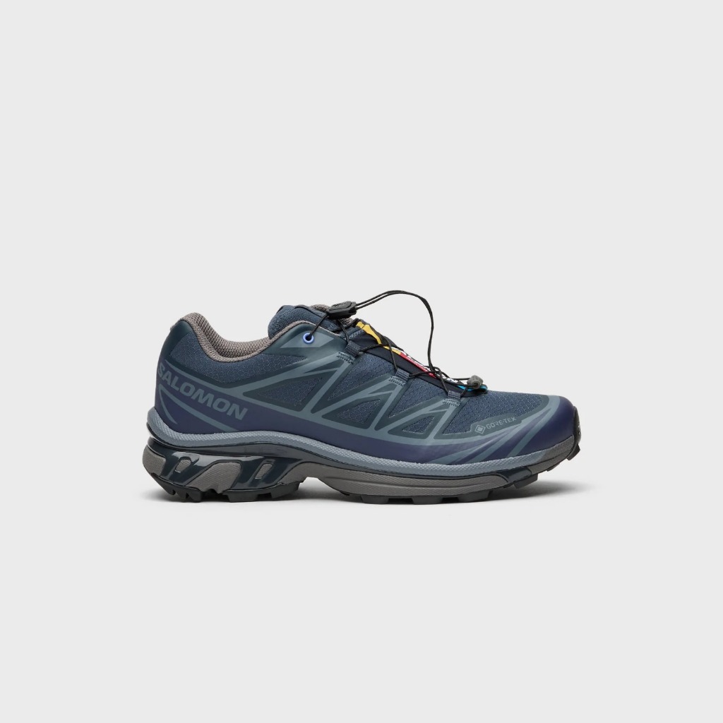 Salomon XT-6 GTX Blue Night Astral Aura Plum Kitten BNIB Original Resmi