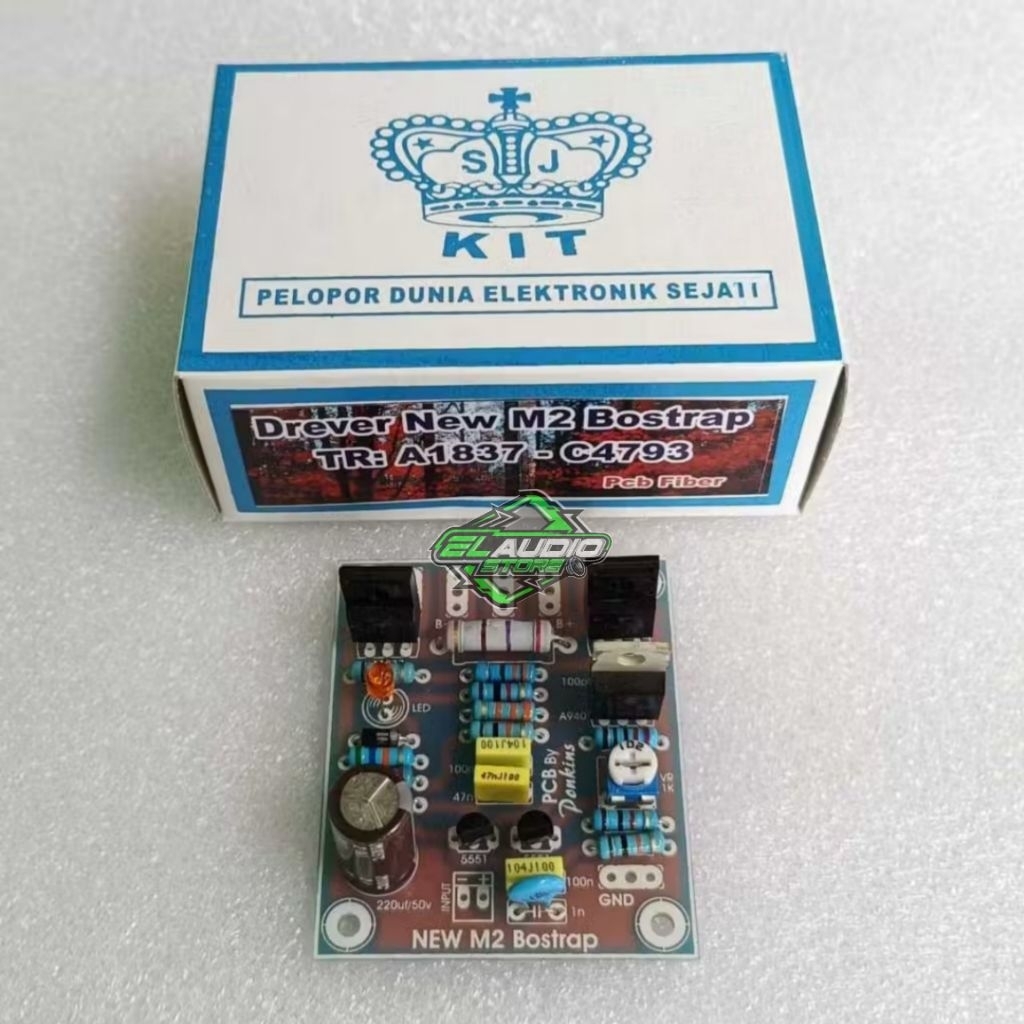 Kit Driver Amplifier Bostrap M2 Cabe Rawit PCB Fiberglass FR4 Original