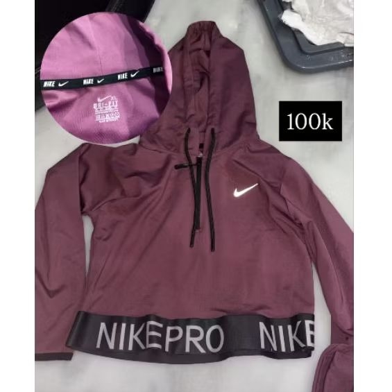 [preloved]nike jacket crop