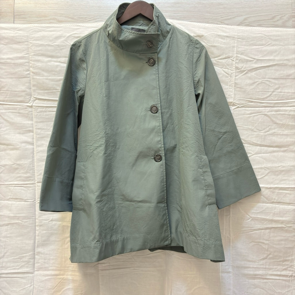outer jaket hijau olive green