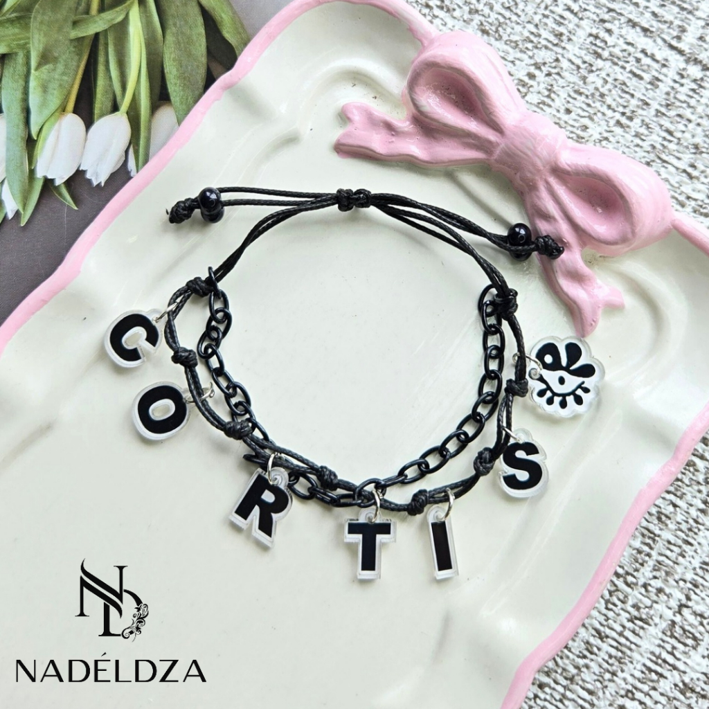 Nadeldza Gelang CORTIS Unofficial Bracelet Sign Kpop Tali Gelang Aesthetic